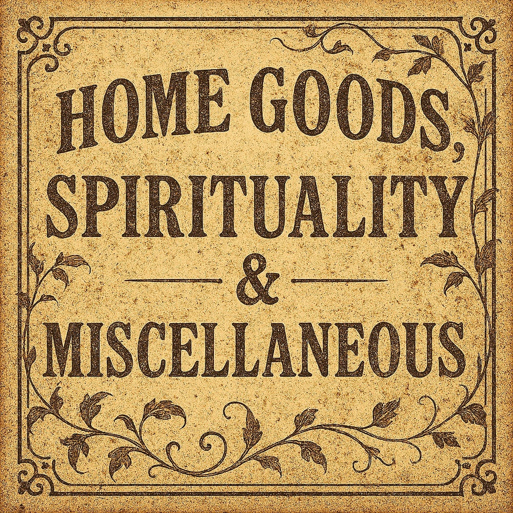 🌙 Welcome to my Home Goods, Spirituality & Miscellaneous collection 🌙